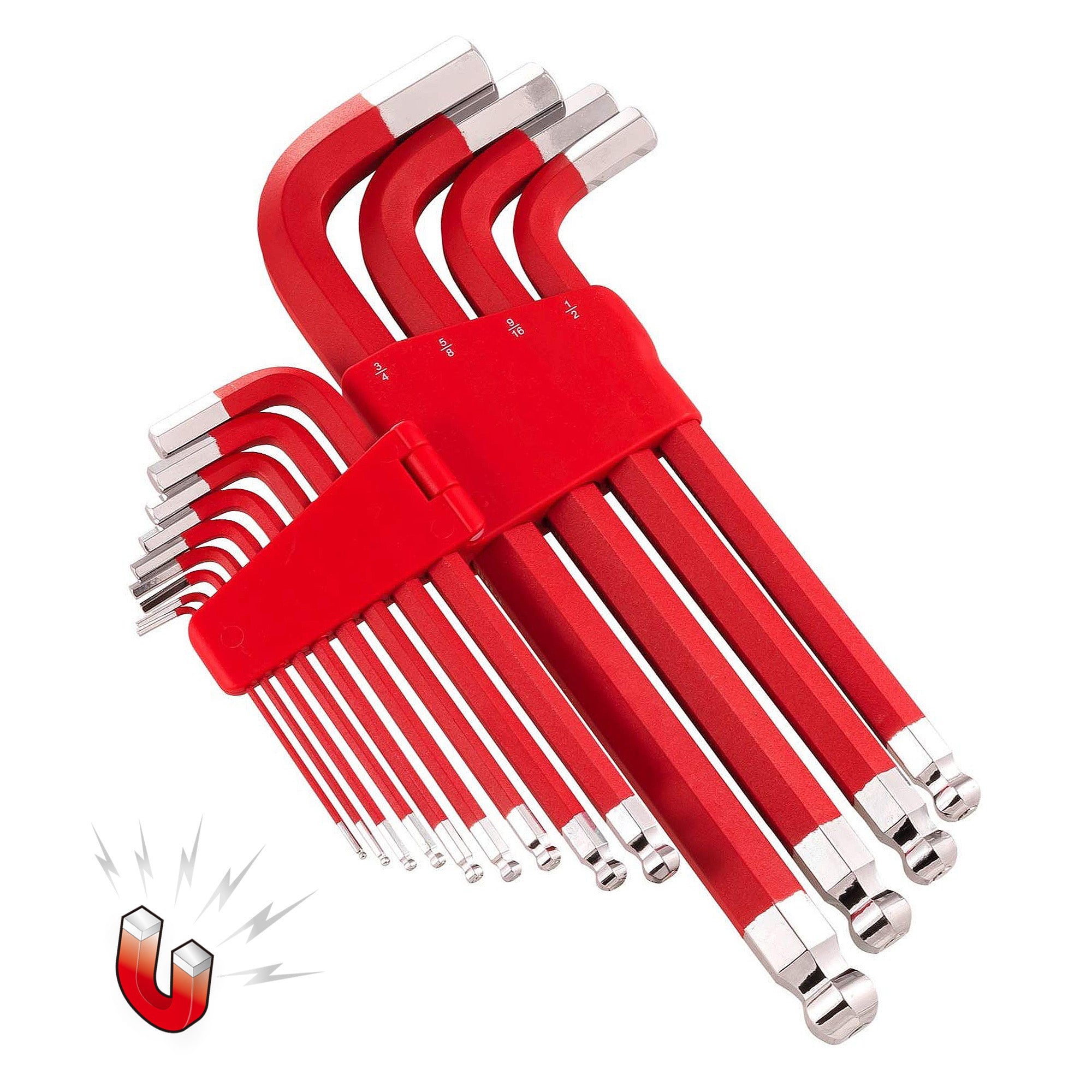 7 PCS Hex Key Wrench Set, Metric, Grip Tight Tools