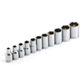 11 Piece 1/4 in. Dr. SAE 6 Pt. Socket Set