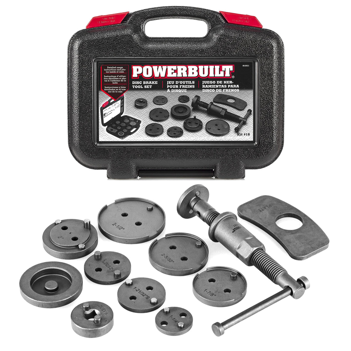 Disc Brake Piston Tool Kit