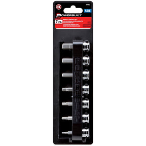 7 Piece 3/8 in. Dr. SAE Hex Bit Socket Set