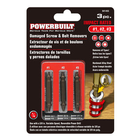 3 Piece Damaged Screw Remover Set