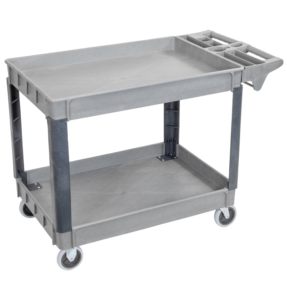 46 Inch x 26 Inch Utility Service Cart with 36 Inch x 24 Inch Tray