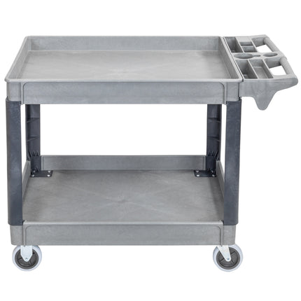 46 Inch x 26 Inch Utility Service Cart with 36 Inch x 24 Inch Tray