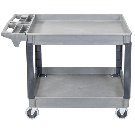 46 Inch x 26 Inch Utility Service Cart with 36 Inch x 24 Inch Tray