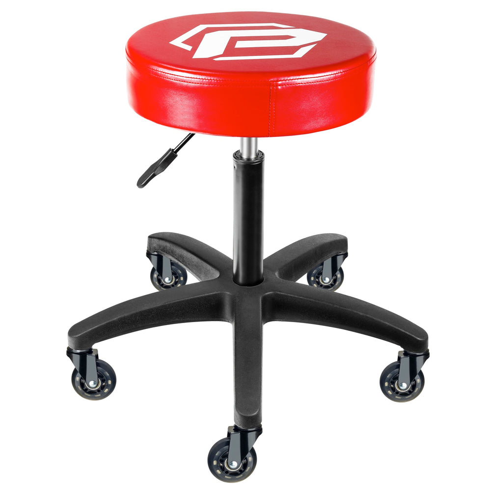 Rolling Shop Stool - Adjustable Height - Mechanic Detailer