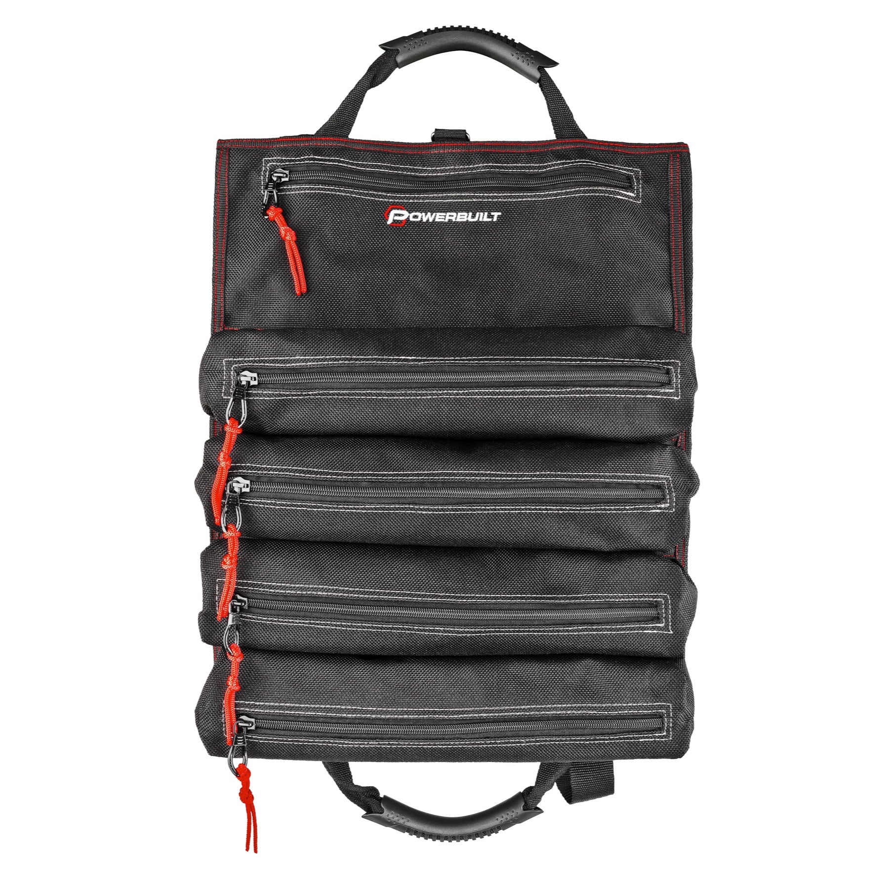 BENNESONS Worker's Pro Construction Tool Bag - 15 Inch Heavy Duty Tool Bag  Organizer w/ 14 Pockets Durable Zipper - Sturdy Fabric - Comfortable Straps