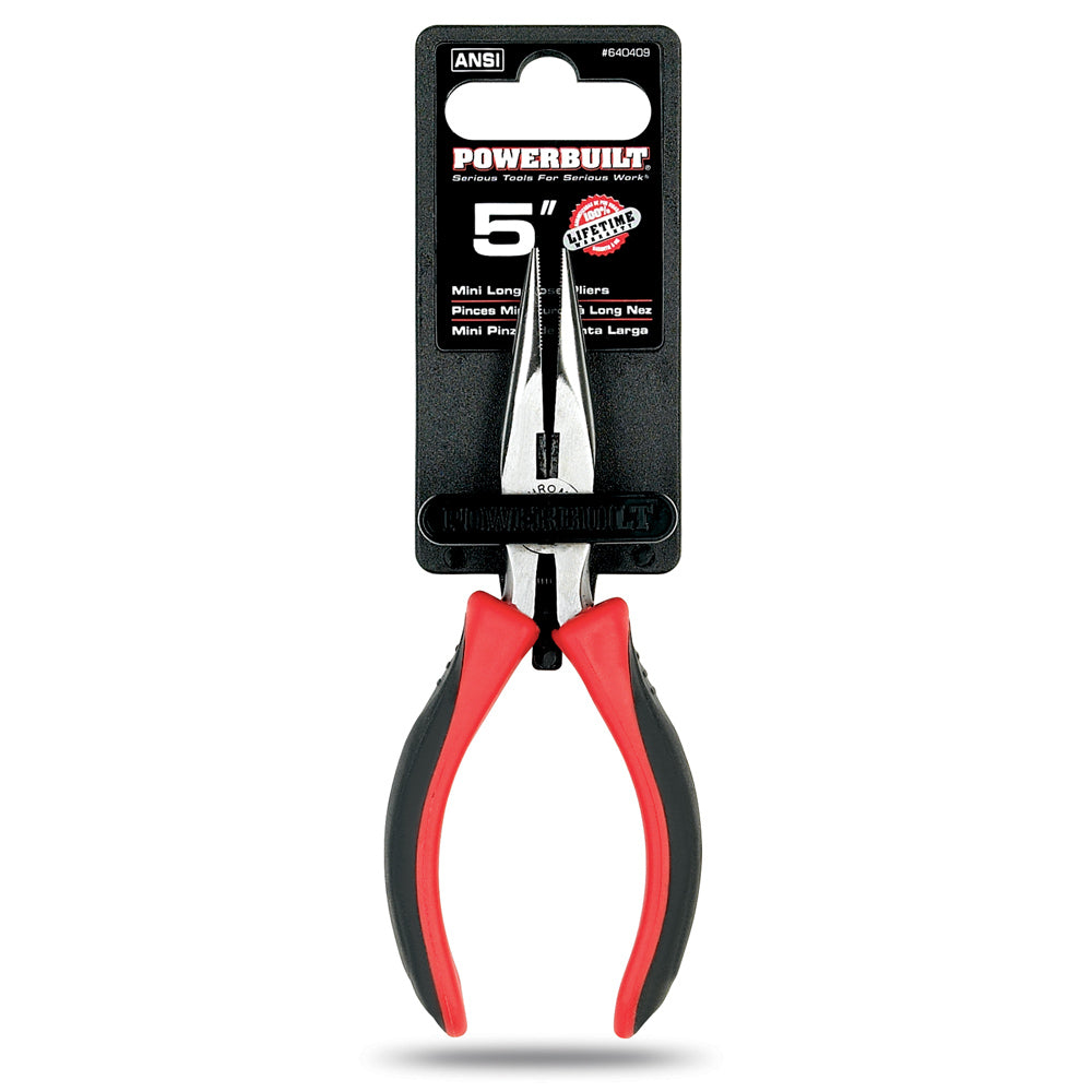 Crescent Plier 5in Mini Long Nose Dipped Grip 5MLNDG - Acme Tools