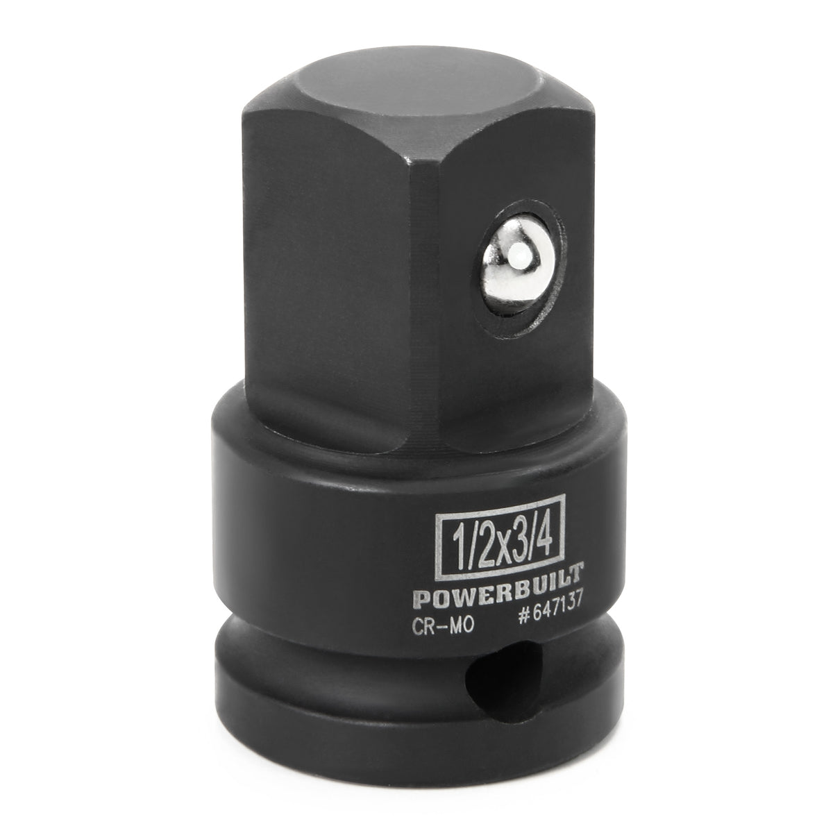 Powerbuilt 1/2 in. Drive (F) x 3/4 in. Drive (M) Impact Adapter - 647137