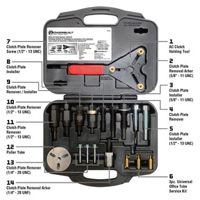 Master AC Clutch Removal & Installation Tool Kit - Service