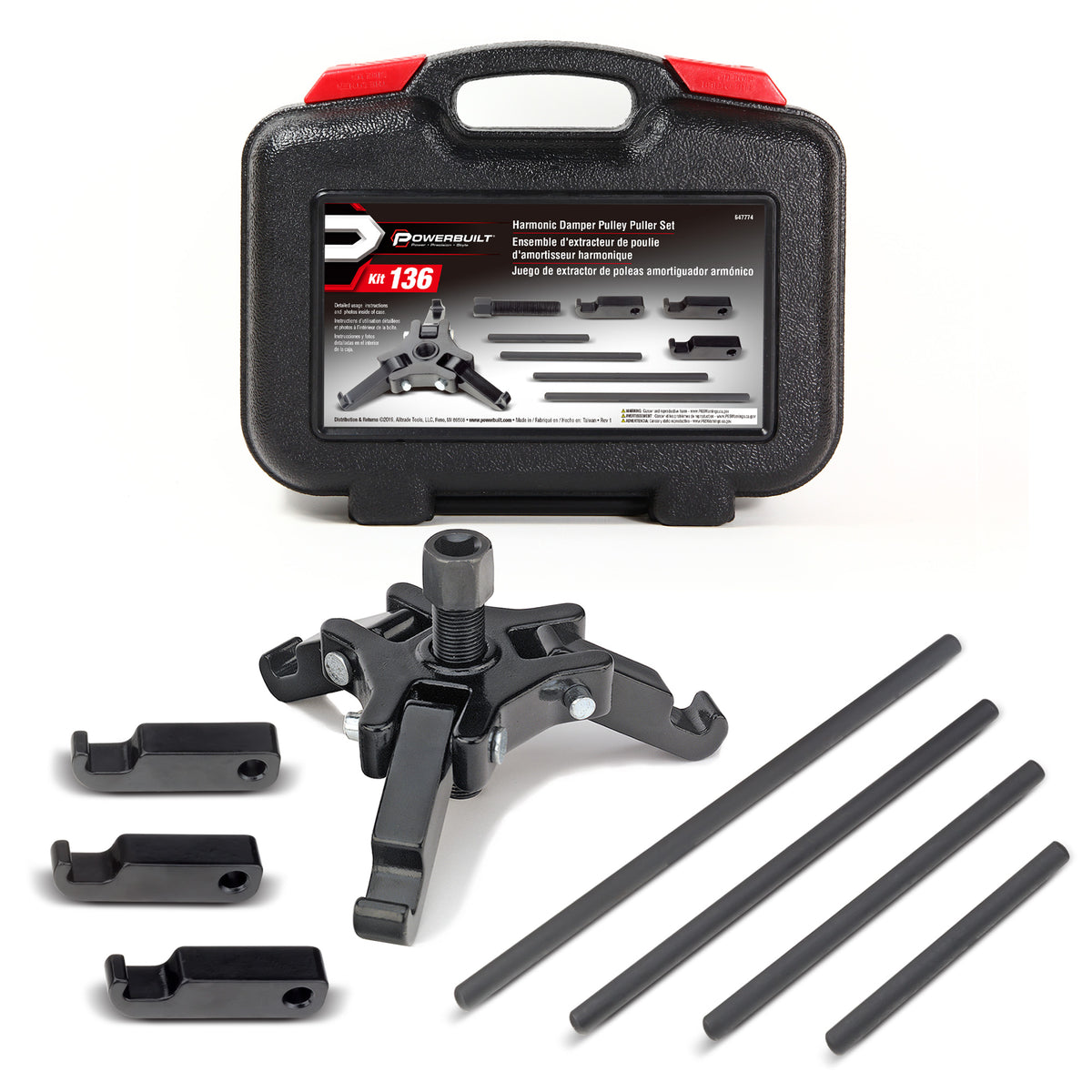 Harmonic Damper Pulley Puller Kit