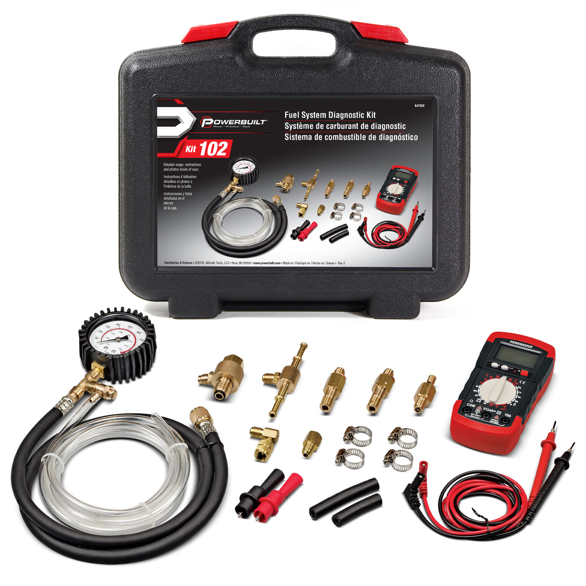 Fuel Pressure Tester Kit