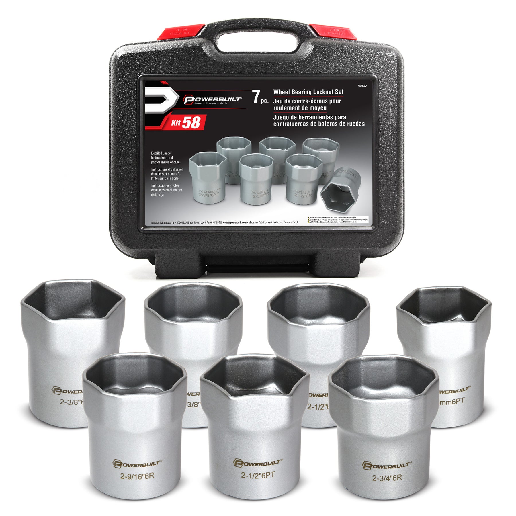 Powerbuilt 23-Piece Front Wheel Drive Bearing Remover and